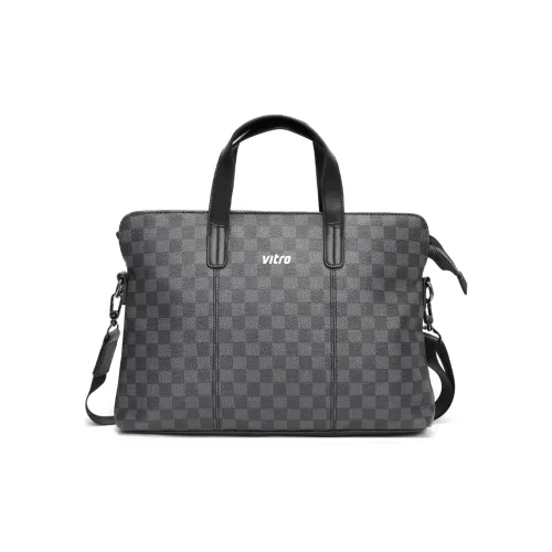 VITRO ПУ (полиуретан) Сумка Стандартная Унисекс Квадрат Черный N Сетка Черный