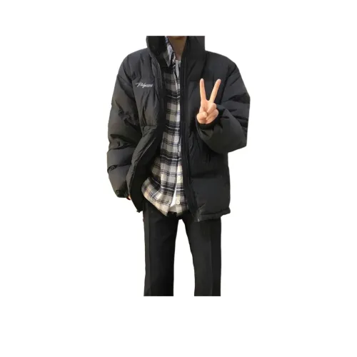 PODGORNOI Черный С подарками Съемный Металл Логотип Мужской Пуховик