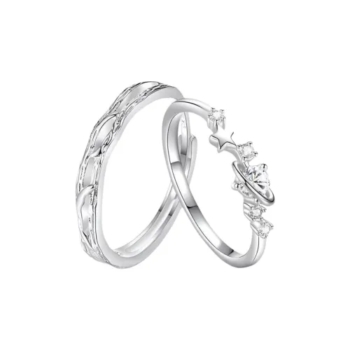 QUIET LOVE Искусственный топаз кольца унисекс