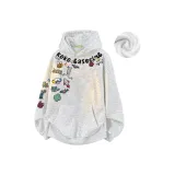 Бело-серый вереск (флисовая подкладка)