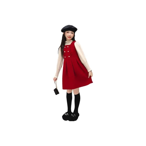 YOUMIWU Красный Комплекты одежды для детей с юбкой