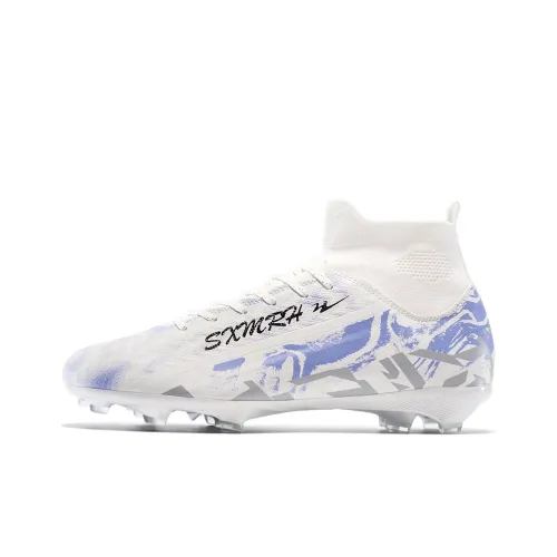 Binary FG Твердый грунт Амортизация Покрытие Устойчивый к истиранию Легкие Футбольные бутсы Унисекс Белый