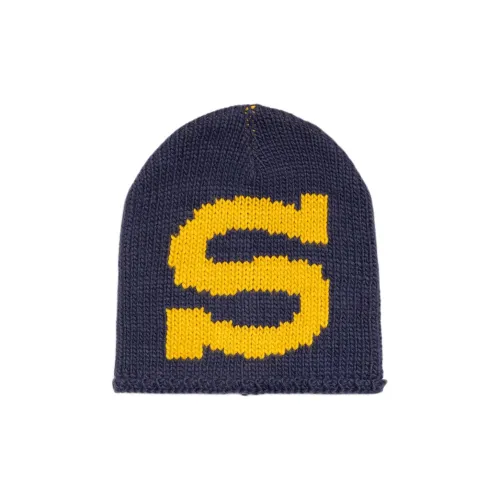 Stussy Акриловые Шапки-бини Унисекс Черный Морской Синий Песочный