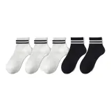 [Short Style] 3 упаковки белый + 2 упаковки черный