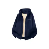 [Thickened Polyester-Cotton Sherpa] Темно-синий (Гора Скалолазание Трансформируемый Логотип на груди)