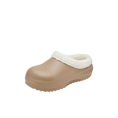 Детский Puppytown Резиновый Ворсистый Каблук-платформа Износостойкий и Водонепроницаемый KIDS Сабо