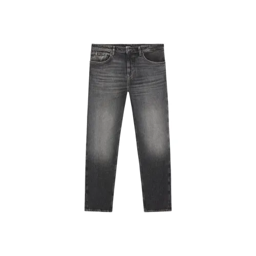 Hugo Boss Серый Мужской Джинсы