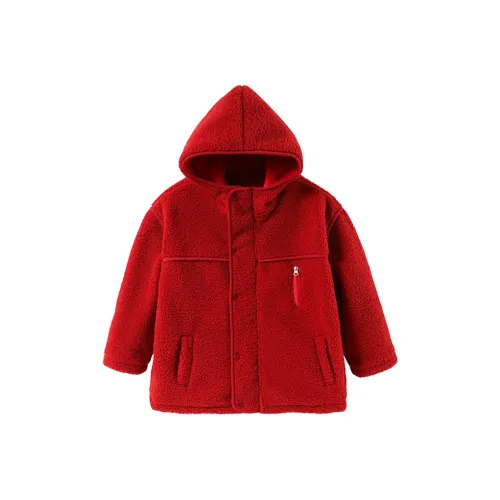 Smileyworld Красный Утолщенный Пальто Школьный возраст Топы