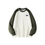 Темно-зеленый и абрикос