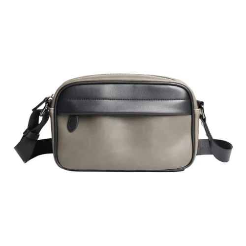 KONADCT ПУ (полиуретан) Сумка через плечо Стандартная Мужская Зеленая