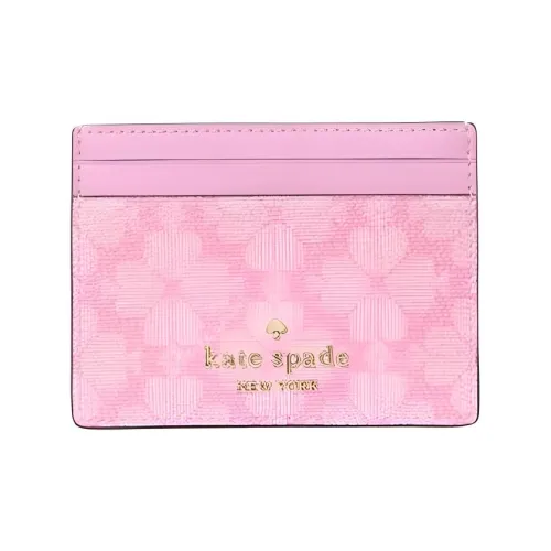 Kate Spade Цветочный дизайн искусственная кожа держатель для карт маленький женский розовый многоцветный
