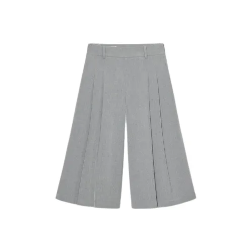 ZARA Collaboration Pearl Gray Women's Casual Shorts