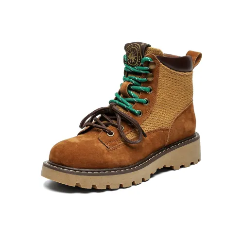 ZOIBBOE Натуральная кожа Ботинки Носки Crew Мартин Boot Унисекс