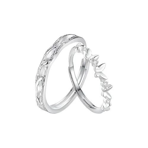 QUIET LOVE Искусственный топаз кольца унисекс