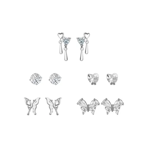 Asia Star Сплав Серьги-гвоздики Женские