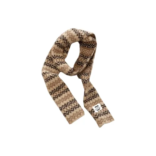 Jeep Полиэстер Трикотаж Шарфы Унисекс