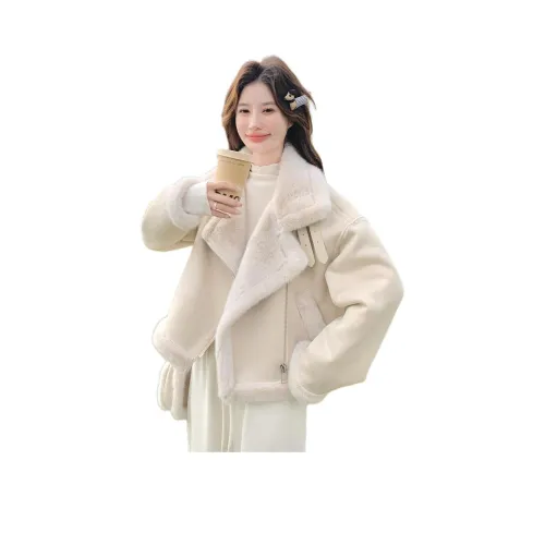 Vintage Cars Бархат Feel Пальто Женские