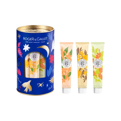 Roger Gallet Trio Нероли Османтус Рука Крем Мыло Аромат Ароматический Увлажняющий 30 мл + 30 мл + 30 мл