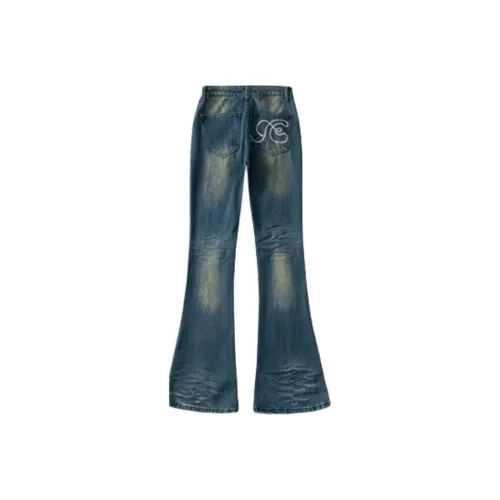 RJVO Ностальгический синий Женские повседневные штаны