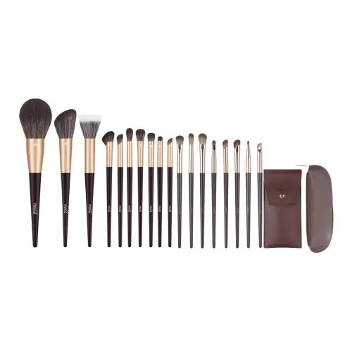 MSQ 18 шт Светоотражающие кисти для макияжа Набор Фундаментальная основа Смешанная Мягкая Детали