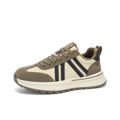 Kuding Винтаж Cortez Утепленный Повседневный Термический Устойчивый к истиранию Низкий Топ Немецкие армейские кроссовки Мужской