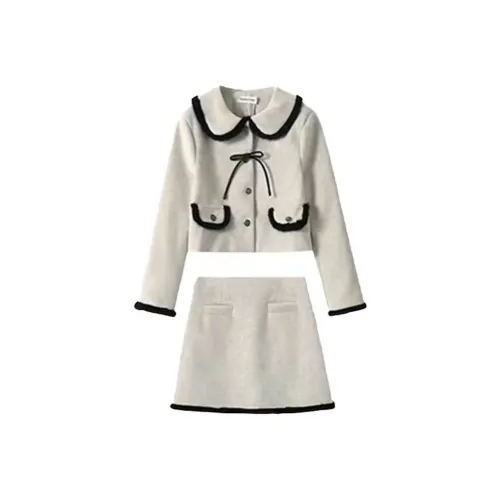 DITB Экрю Женские Комплекты с Юбкой