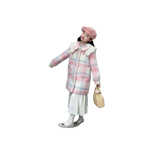 Smileyworld Клетчатый MID Длина (размер в длину) Нейлон Пальто Зимний Осенний Подростки