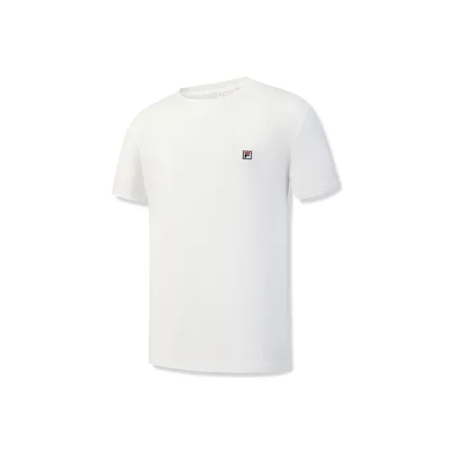 FILA Теннис T-Рубашка Мужская Стандартная Белая
