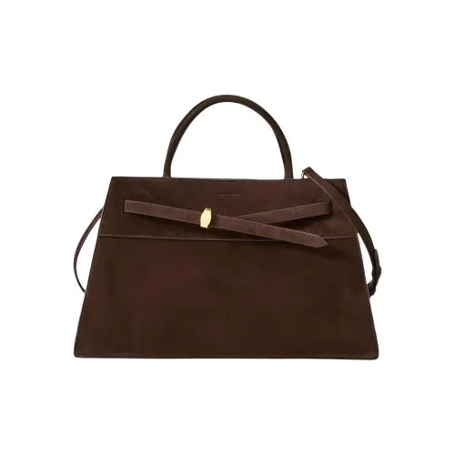 Veronica Beard Телячья кожа Одно плечо Сумка Большая Унисекс Коричневый