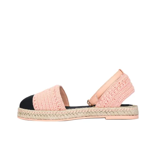 CHANEL 22A Early Autumn Espadrilles Женские Розовые