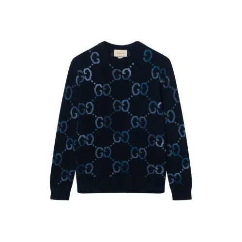 GUCCI Синий Мужской Свитера