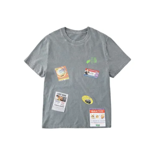 SSSTUFFF Серый Унисекс T-рубашки