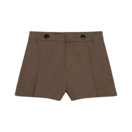 ZARA Collaboration Khaki Женские Повседневные Шорты