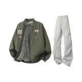 Армейский зеленый + светло-серый [брюки]