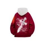 Бургунди [Heavyweight с флисовой подкладкой, тяжелый] (в комплекте с высококачественным тяжелым белым, серым свитшотом Фотиния)