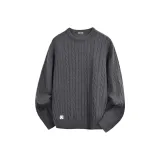 [Двусторонний Брушированный Текстура] Темно-серый (M45 Чернильно-серый Смайлик Нижняя Правая сторона B Логотип)