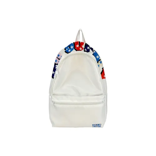 CARTELO Nylon Backpack Standard Unisex White Blue Pink CARTELO Нейлон Рюкзак Стандартный Унисекс Белый Синий Розовый