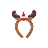 Красный нос, оленьи рога, ободок