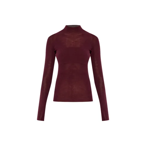 VERSACE Женские Свитера Бордового Цвета