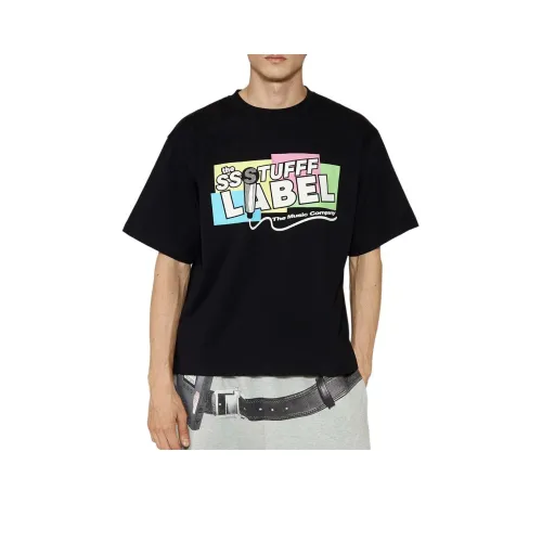 SSSTUFFF Черный Унисекс T-рубашки