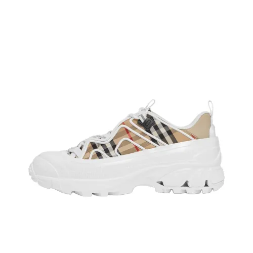 Burberry Винтаж Arthur Low Топ Спортивная Повседневная Обувь Мужская Архив Бежевый