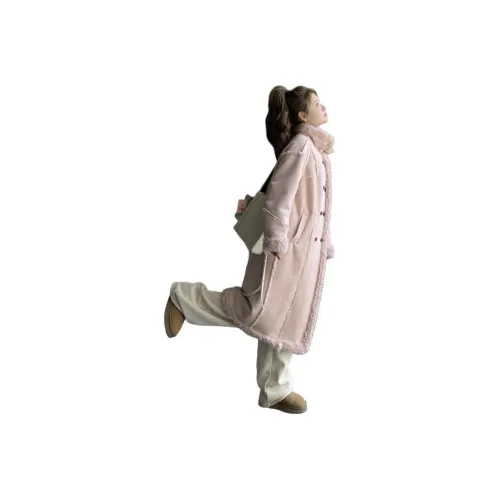 Vintage Cars Бархат Feel Пальто Женские