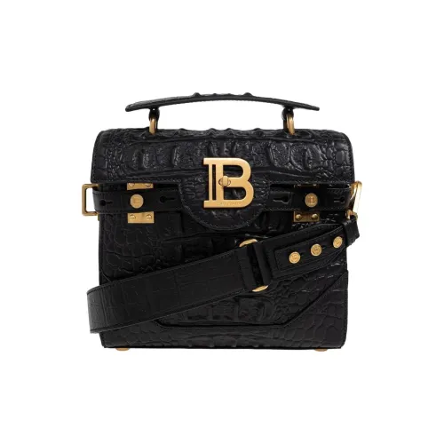 BALMAIN B Buzz Кожа Сумка Женская Черная