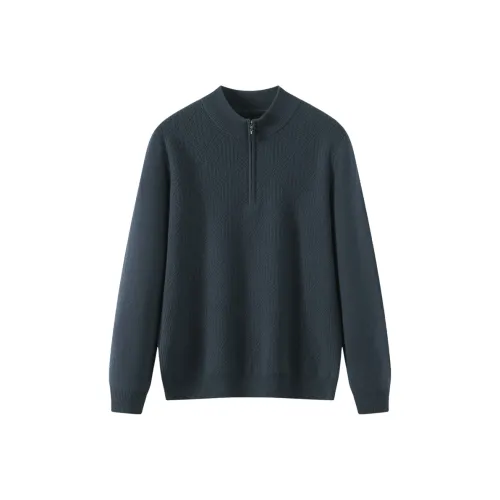 H YXIANG Кашемир Свитер Мужской