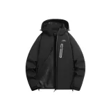 Легкая ветровка, черного цвета