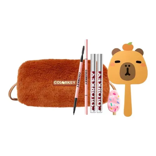 Colorkey Карамель Autumn Collection Красота Набор ЛИП ГЛОСС Карандаши и пудры для бровей Makeup Bag Легко Смесь