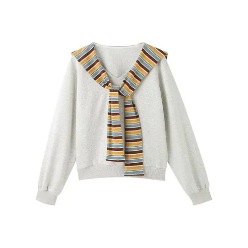 STARFEI Серый Женский Свитшот