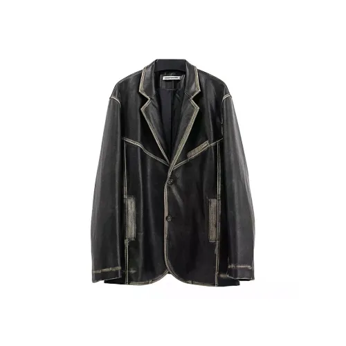 DITB Черный Унисекс Кожаные куртки