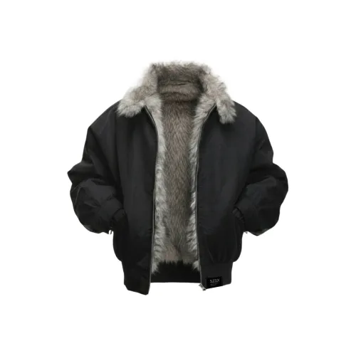 SZSX Черный Унисекс Пуховики