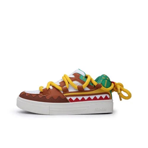 STANAIR x Vandytheburger Гамбургер Коллаборация Низкие Кроссовки для скейтбординга Shark Унисекс